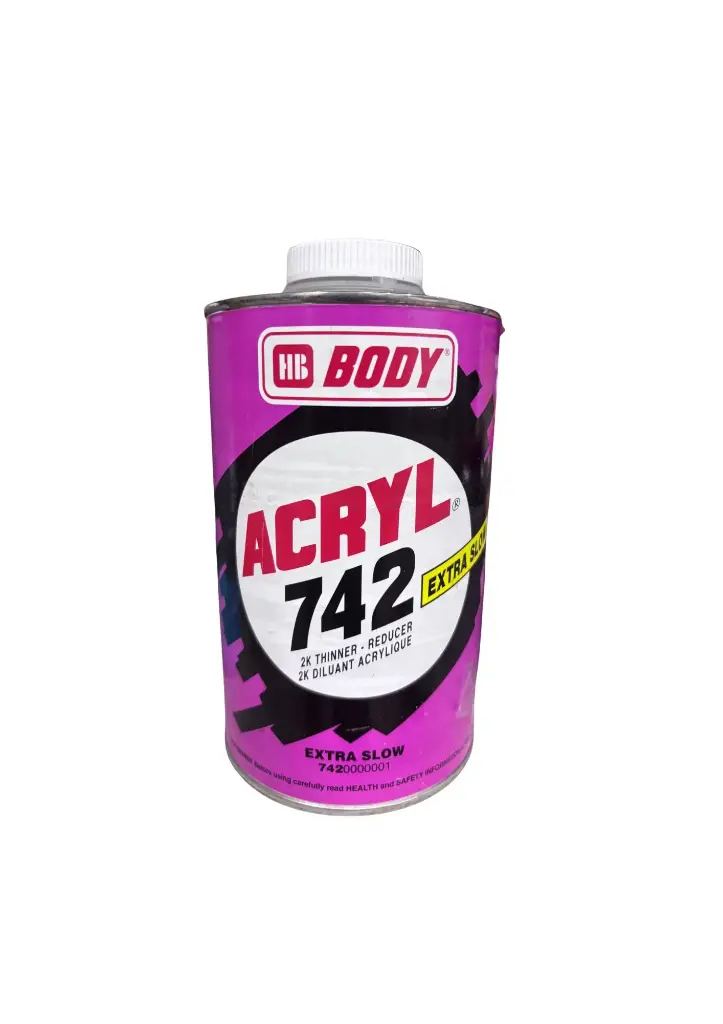 Diluant extra lent 742 HB BODY bidon de 1 L