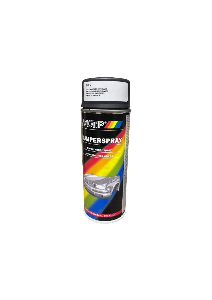 Aérosol anthracite pare choc Motip 400ml