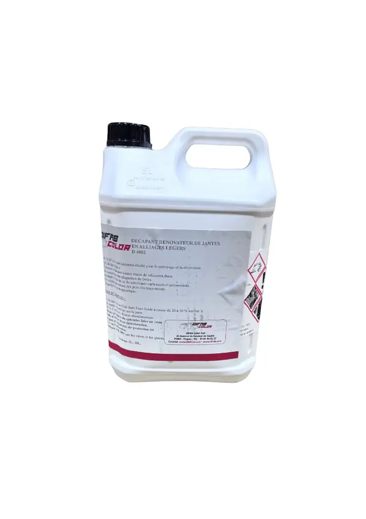 Décapant rénovateur de jantes en alliages légers 5 litres
