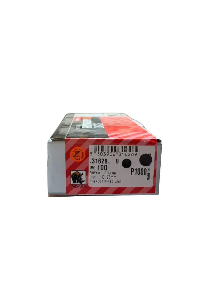 Boite de 100 disques velcro Redline Ø75mm grain 1000