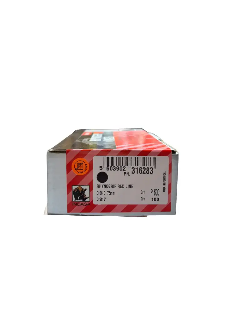 Boite de 100 disques velcro Redline Ø75mm grain 600
