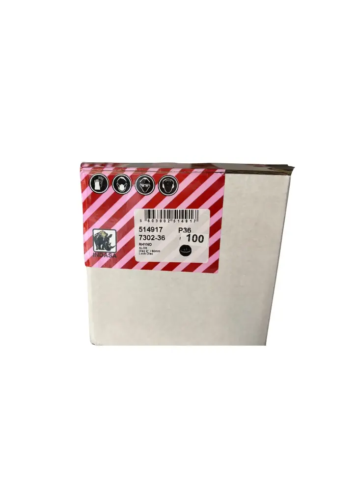 Boite 100 disques "Powerlock" Ø50mm grain 36