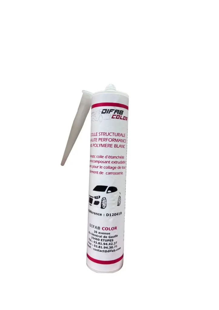 Colle structurale blanche hautes performances Difab 310 ml