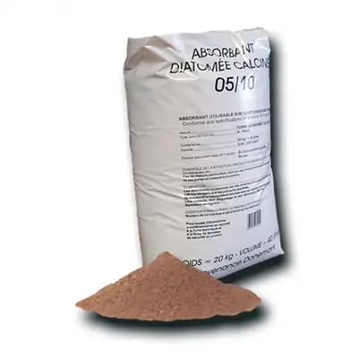 Absorbant sols "Terre de Diatomée" sac de 40L