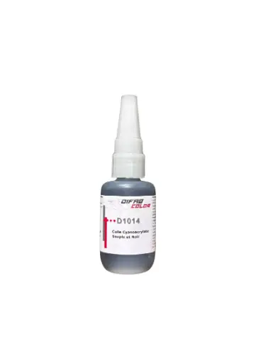 Colle cyanoacrylate souple noire Difab 20 gr.